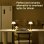 Lampe de Table LED Recargable Dorée Autonome 30 cm