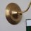 Lampe Murale Industrielle en Laiton avec Abat-jour en Verre Transparent Base E27 Autrucker