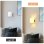 Lampe Murale Autrucker E27 avec Abat-jour en Verre