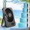 Mini Ventilador Autrucker USB 3600mAh 5 Velocidades Silencioso Pantalla LED Inalámbrico Portátil
