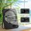 Mini Ventilador Autrucker USB 3600mAh 5 Velocidades Silencioso Pantalla LED Inalámbrico Portátil