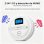Detector de Humo y Gas Autrucker Pantalla Digital Alarma Sonora Visual LED Blanco