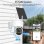 Caméra de surveillance Autrucker 4MP Vision Nocturne Extérieure Panneau Solaire Audio Bidirectionnel