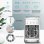 Mini USB-Ventilator Autrucker 4 Stufen 7 LED-Farben 700ml Wassertank Oszillierend