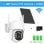 Caméra de surveillance 4MP Autrucker Vision nocturne extérieure Panneau solaire Audio bidirectionnel Détection humaine