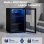 Frigorífico Mini Rolipo Silencioso 68,5cm 70L Negro Puerta Vidrio UV