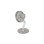 Mini Ventilador Unold 86705 Steel Flex 4W 3 Velocidades Inalámbrico Recargable Cabezal Inclinable