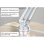 Mini Ventilador Unold 86705 Steel Flex 4W 3 Velocidades Inalámbrico Recargable Cabezal Inclinable
