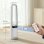 Ventilatore a Colonna Senza Pale Rolipo 36 dB 94 cm LED Silenzioso con Telecomando