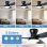 Deckenventilator mit Licht Autrucker 40" 3 Flügel Reversibel 6 Stufen Fernbedienung LED