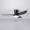 Deckenventilator mit Licht Autrucker 40" 3 Flügel Reversibel 6 Stufen Fernbedienung LED