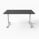 Mesa Spacio FlexiMove Plegable y Volteable 1800x800x755mm Wengué