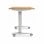Mesa Spacio FlexiMove Plegable y Volteable 1800x800mm Roble Stella con Ruedas