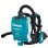 Aspirador sem Fio Makita DVC265ZXU 85W 75 min Saco 2L HEPA Verde