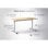 Mesa Spacio FlexiMove Plegable y Volteable 1200x800x755mm Haya