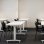 Mesa Spacio FlexiMove Plegable y Volteable 1600x800mm Blanco Mate con Ruedas