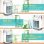 Mini Ventilador Evaporativo de Sobremesa Autrucker 4 Velocidades 700 ml LED 7 Colores Oscilación USB