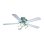 Ventilador de Techo con Luz FARELEK Baléares 3x60W 132cm 5 Palas Reversible Función Invierno