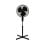 Ventilateur sur Pied Oceanic 45W 41cm 3 Vitesses Oscillation Tête Inclinable Noir