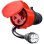 Adaptador go-e CH-04-02 1 toma 16 A IP55 para carga interior con cable 0,3 m
