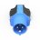 Adaptador de enchufe NRGkick 16A 3 polos azul para carga de vehículos eléctricos