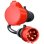 Adattatore go-e per Gemini flex 22 kW, CEE rosso trifase 32A a 16A