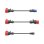 Conjunto de adaptadores para carregador go-e Gemini flex 11 kW, 3 peças