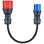 Conjunto de adaptadores para carregador go-e Gemini flex 11 kW, 3 peças