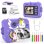 Cámara Instantánea Rolipo X7D Flash Automático Impresión Rápida SD 32GB Violeta