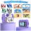 Cámara Instantánea Rolipo X7D Flash Automático Impresión Rápida SD 32GB Violeta