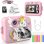 Cámara Instantánea Rolipo X7D Flash Automático Impresión Rápida SD 32GB Rosa Claro