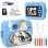 Cámara Instantánea Rolipo X7D Flash Automático Impresión Rápida SD 32GB Azul