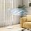 Ventilatore a Piantana Rolipo Regolabile 4 Velocità Oscillazione 80° Telecomando LED