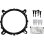 Refrigeración aire Inter-Tech Socket AM4 AM5 92 mm 4 tubos 4P90 Bulk negro