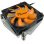 Refrigeración aire Inter-Tech Socket 1150/1151/1155/1156/1200 8 cm Argus T-200 negro naranja