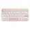 Teclado ASUS Marshmallow KW100 inalámbrico tijera compacto 75% QWERTZ alemán rosa