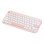 Teclado ASUS Marshmallow KW100 inalámbrico tijera compacto 75% QWERTZ alemán rosa