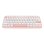 Teclado ASUS Marshmallow KW100 inalámbrico tijera compacto 75% QWERTZ alemán rosa