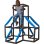 Parc d'escalade Simba Kraxxl The Tower 140 cm plastique pour enfants 3-7 ans