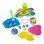 Arena cinética Kinetic Sand Set Aplasta y Crea 382 g 5 herramientas