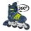 Patins en ligne HUDORA Comfort pour enfants bleu taille 29-34