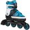 Patins en ligne HUDORA Basic Talla 30-33 Bleu/Noir