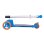 Patinette HUDORA Flitzkids 2.0 3 roues 50 kg roues 120 mm Bleu réglable