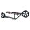 Monopattino HUDORA Big Wheel Style 230 120 kg Manubrio regolabile Nero Rosso