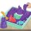 Arena Kinética Set Sandbox con Arenero y 4 Accesorios Spin Master Púrpura