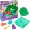 Set Sandbox Kinetic Sand con Arenero y 4 Accesorios 454 g Verde