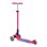 Patinete clásico Globber Primo Foldable Plus Lights 3 ruedas 50 kg rosa neón