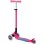 Patinete clásico Globber Primo Foldable Plus Lights 3 ruedas 50 kg rosa neón