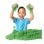 Sabbia Cinetica Verde 907 g Kit Creativo Bambini 3 Anni+
