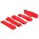Klettband-Befestigung DeLOCK 18705 Rot 20 mm x 300 mm 5 Stück